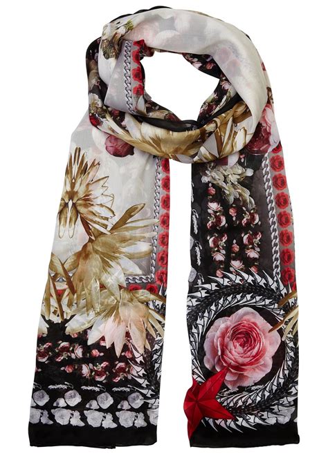 floral givenchy scarf|givenchy outlet sale.